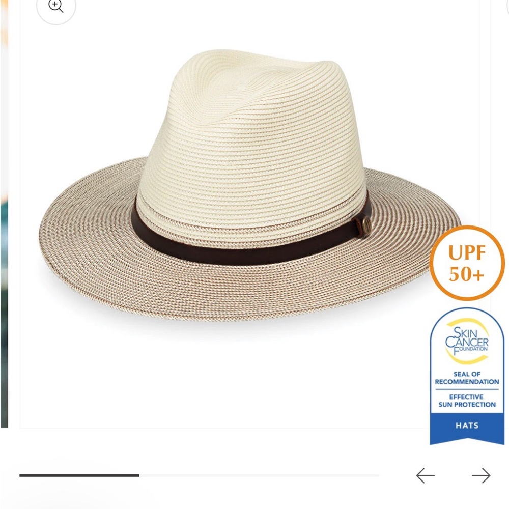 Men’s Wallaroo Sun Hat, “Carter” M/L ivory/stone BRAND NEW W/Tags!